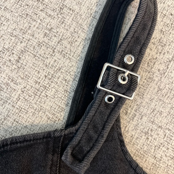 Wild Fable Black Denim Corset Top - Picture 6 of 7